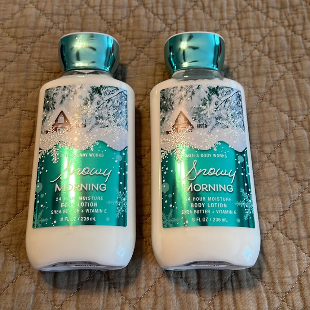 Bath and Body Works.. snowy morning